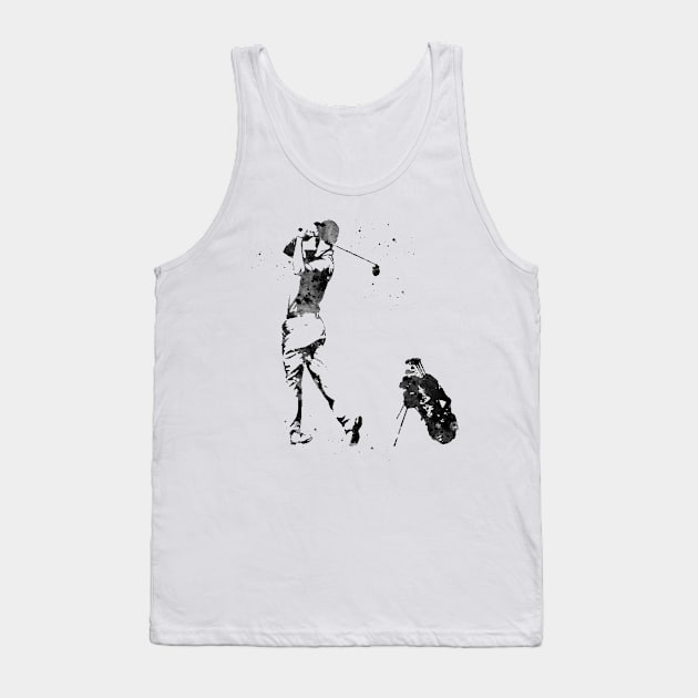 Man golfer Tank Top by erzebeth